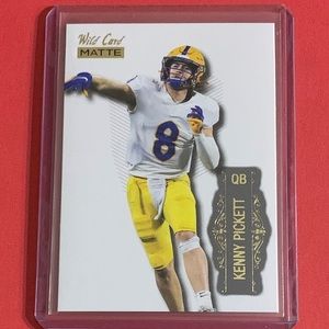Kenny Pickett #LBC-9 [White - Rookie] 2021 Wild Card Matte Football Trading Card